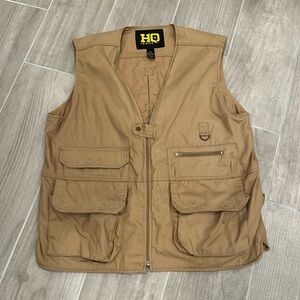HQ Issue Canvas Zip Concealment Vest Tactical  Khaki Size XXL